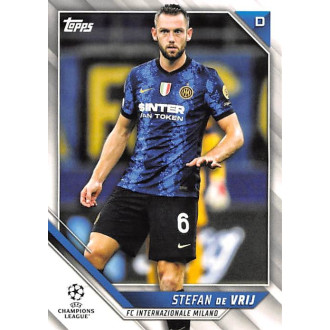 Champions League - de Vrij Stefan - 2021-22 Topps UEFA Champions League No.93