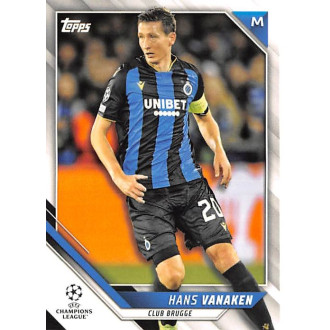 Champions League - Vanaken Hans - 2021-22 Topps UEFA Champions League No.168