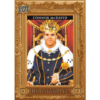 Insertní karty - McDavid Connor - 2023-24 Upper Deck UD Portraits No.29
