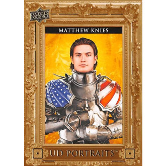 Insertní karty - Knies Matthew - 2023-24 Upper Deck UD Portraits No.43