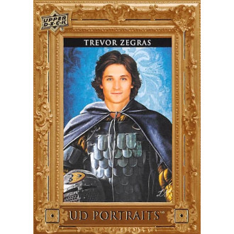 Insertní karty - Zegras Trevor - 2023-24 Upper Deck UD Portraits No.56