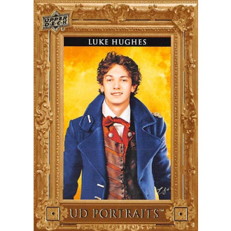 Insertní karty - Hughes Luke - 2023-24 Upper Deck UD Portraits No.57