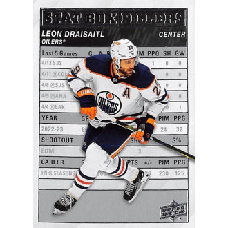 Insertní karty - Draisaitl Leon - 2023-24 Upper Deck Stat Box Fillers No.11