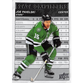 Insertní karty - Pavelski Joe - 2023-24 Upper Deck Stat Box Fillers No.13