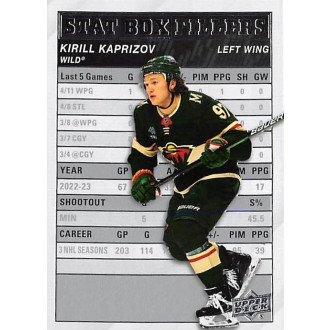 Insertní karty - Kaprizov Kirill - 2023-24 Upper Deck Stat Box Fillers No.20