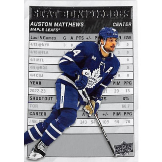 Insertní karty - Matthews Auston - 2023-24 Upper Deck Stat Box Fillers No.24