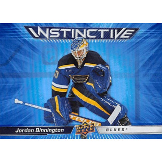 Insertní karty - Binnington Jordan - 2023-24 Upper Deck Instinctive No.15