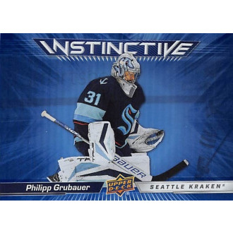 Insertní karty - Grubauer Philipp - 2023-24 Upper Deck Instinctive No.19