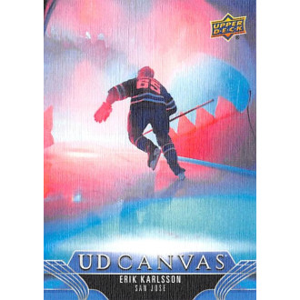 Insertní karty - Karlsson Erik - 2023-24 Upper Deck Canvas No.63