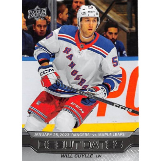 Insertní karty - Cuylle Will - 2023-24 Upper Deck Debut Dates No.4