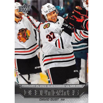 Insertní karty - Gust David - 2023-24 Upper Deck Debut Dates No.12
