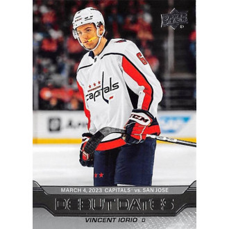 Insertní karty - Iorio Vincent - 2023-24 Upper Deck Debut Dates No.17
