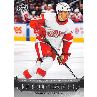 Insertní karty - Kasper Marco - 2023-24 Upper Deck Debut Dates No.24