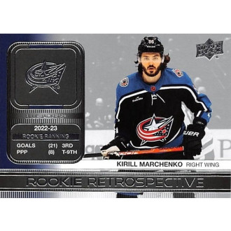Insertní karty - Marchenko Kirill - 2023-24 Upper Deck Rookie Retrospective No.2