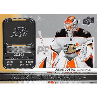 Insertní karty - Dostál Lukáš - 2023-24 Upper Deck Rookie Retrospective No.3