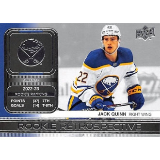 Insertní karty - Quinn Jack - 2023-24 Upper Deck Rookie Retrospective No.16