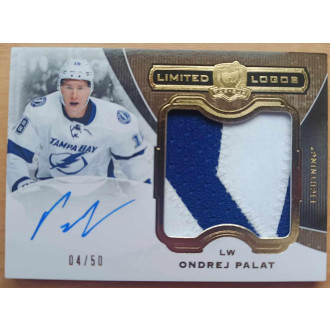 Komisní prodej - Palát Ondřej - 2014-15 The Cup Limited Logos - blue, white No.LL-OP A3 - čti popis
