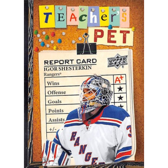 Insertní karty - Shesterkin Igor - 2023-24 Upper Deck Teachers Pet No.21