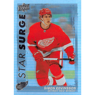 Insertní karty - Edvinsson Simon - 2023-24 Upper Deck Star Surge No.13
