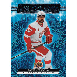 Insertní karty - Perron David - 2023-24 Upper Deck Dazzlers Blue No.5