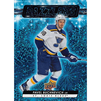 Insertní karty - Buchnevich Pavel - 2023-24 Upper Deck Dazzlers Blue No.10