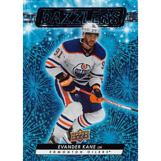 Insertní karty - Kane Evander - 2023-24 Upper Deck Dazzlers Blue No.15