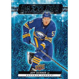 Insertní karty - Skinner Jeff - 2023-24 Upper Deck Dazzlers Blue No.30
