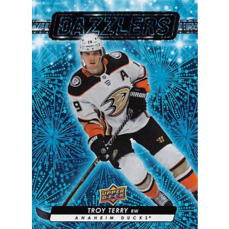 Insertní karty - Terry Troy - 2023-24 Upper Deck Dazzlers Blue No.36