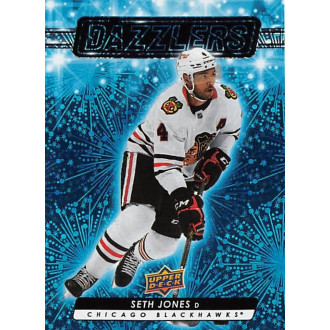 Insertní karty - Jones Seth - 2023-24 Upper Deck Dazzlers Blue No.39