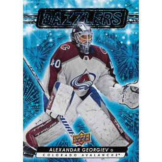 Insertní karty - Georgiev Alexandar - 2023-24 Upper Deck Dazzlers Blue No.41