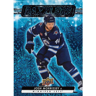 Insertní karty - Morrissey Josh - 2023-24 Upper Deck Dazzlers Blue No.49