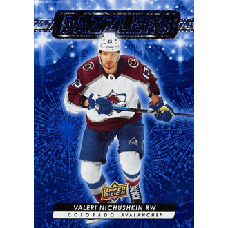 Insertní karty - Nichushkin Valeri - 2023-24 Upper Deck Dazzlers Blue No.53