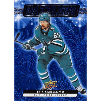 Insertní karty - Karlsson Erik - 2023-24 Upper Deck Dazzlers Blue No.59