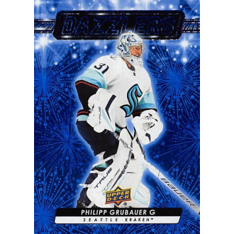 Insertní karty - Grubauer Philipp - 2023-24 Upper Deck Dazzlers Blue No.60