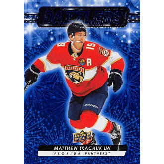Insertní karty - Tkachuk Matthew - 2023-24 Upper Deck Dazzlers Blue No.61