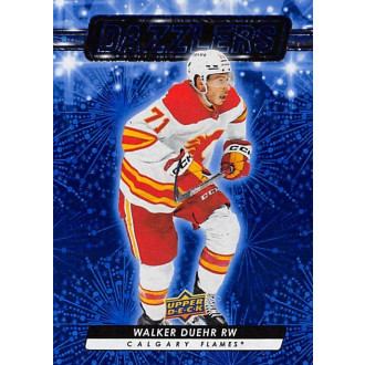 Insertní karty - Duehr Walker - 2023-24 Upper Deck Dazzlers Blue No.66