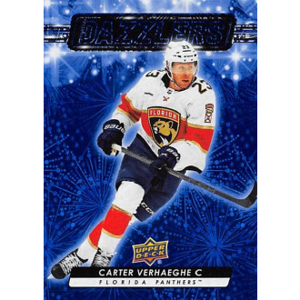 Insertní karty - Verhaeghe Carter - 2023-24 Upper Deck Dazzlers Blue No.78