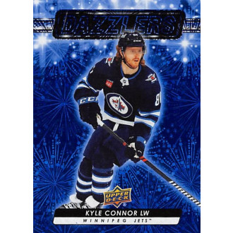 Insertní karty - Connor Kyle - 2023-24 Upper Deck Dazzlers Blue No.80