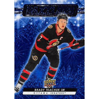 Insertní karty - Tkachuk Brady - 2023-24 Upper Deck Dazzlers Blue No.89