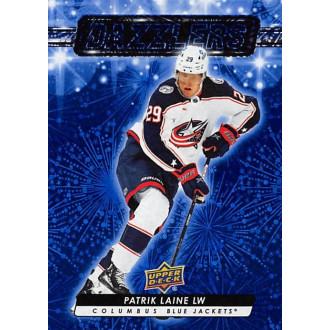 Insertní karty - Laine Patrik - 2023-24 Upper Deck Dazzlers Blue No.90