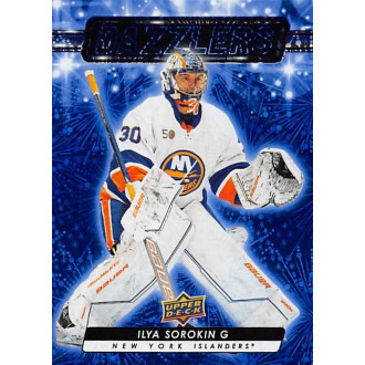 Insertní karty - Sorokin Ilya - 2023-24 Upper Deck Dazzlers Blue No.94
