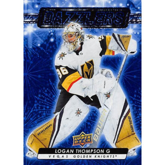Insertní karty - Thompson Logan - 2023-24 Upper Deck Dazzlers Blue No.99