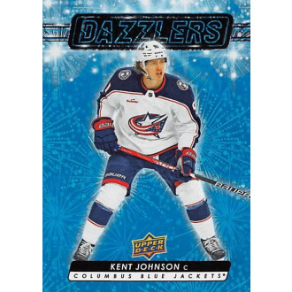 Insertní karty - Johnson Kent - 2023-24 Upper Deck Dazzlers Blue No.102