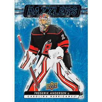 Insertní karty - Andersen Frederik - 2023-24 Upper Deck Dazzlers Blue No.126