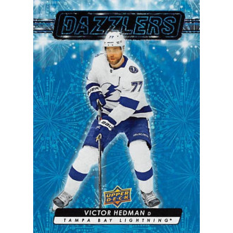 Insertní karty - Hedman Victor - 2023-24 Upper Deck Dazzlers Blue No.129