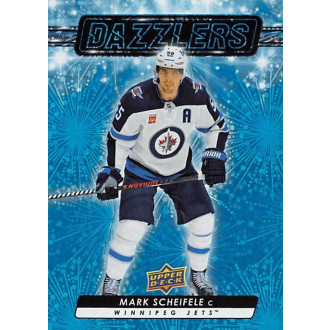 Insertní karty - Scheifele Mark - 2023-24 Upper Deck Dazzlers Blue No.139