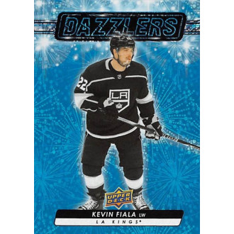 Insertní karty - Fiala Kevin - 2023-24 Upper Deck Dazzlers Blue No.143
