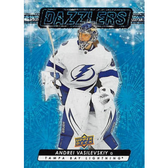 Insertní karty - Vasilevskiy Andrei - 2023-24 Upper Deck Dazzlers Blue No.148