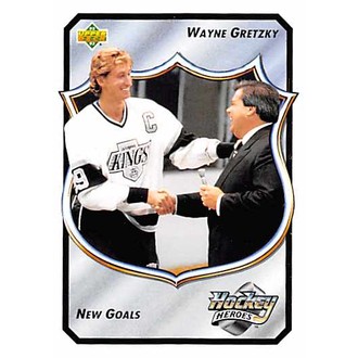 Insertní karty - Gretzky Wayne - 1992-93 Upper Deck Wayne Gretzky Heroes No.17
