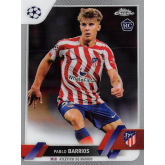 Champions League - Barrios Pablo - 2022-23 Topps Chrome UEFA Club Competitions No.157